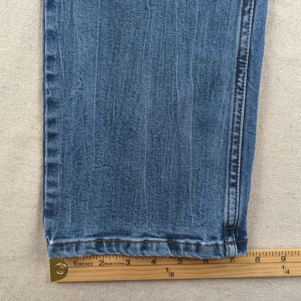 Wrangler‎ Jeans Mens 30x30 Blue Retro Slim Straight Western Cowboy Stretch